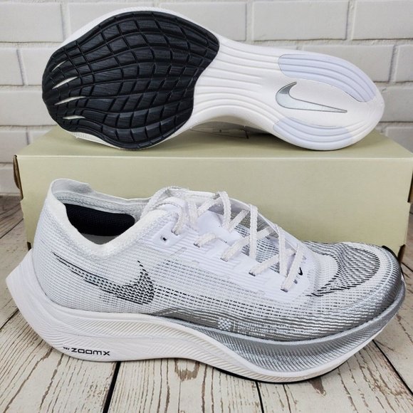 Nike Other - Nike ZoomX Vaporfly Next% 2 White Metallic Silver CU4111-100.